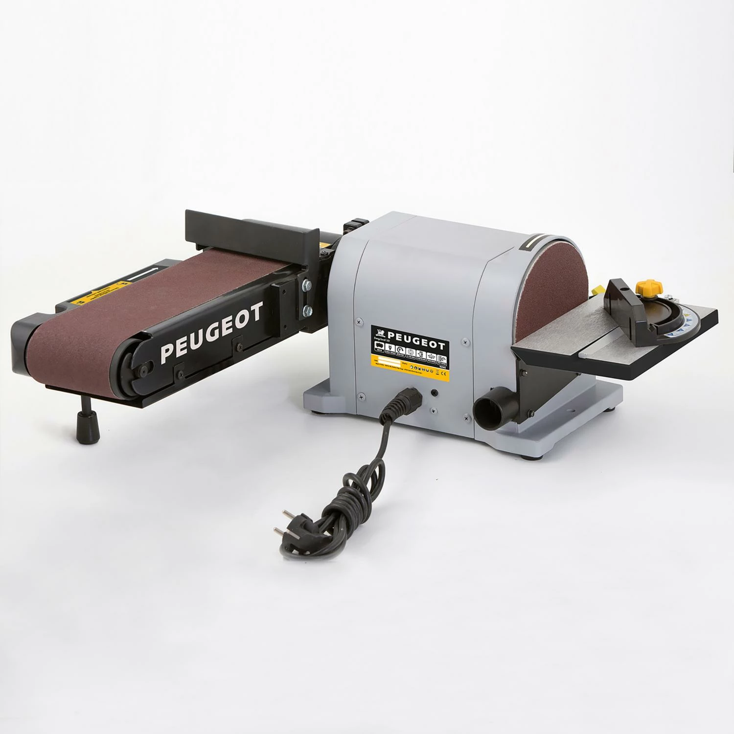 PEUGEOT - EnergySand-150 Combiné Ponceur 450W 2850 Tr/min ø150 Mm 915x100 Mm - Ponceuse Puissante pour Bois – Image 3