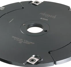 Scheppach Fraise à Feuillurer Extensible à Plaquettes Carbure Interchangeables - Outillage pour Toupie Alésage 30