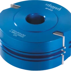 Scheppach Porte Outil Pour Fraisage Trapézoidal Avant Collage à Plaquettes Carbure Interchangeables | Outillage pour Toupie Alésage 30