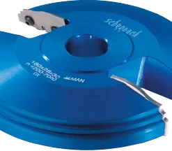 Scheppach Plate-bande à Plaquettes Carbure Interchangeables - Porte-outils pour Toupie Alésage 30