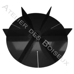 Turbine en Acier Diamètre 275 mm pour Aspirateur à Copeaux Kity, Scheppach, Woodster, Zipper | Accessoire pour Machines | Scheppach