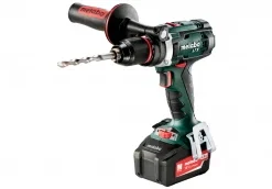 METABO Perceuse-Visseuse BS 18 LTX Impuls - 2 Batteries Li-Power 18V/4,0 Ah | Puissante et Endurante pour le Bâtiment