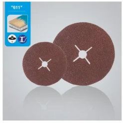 Disque Fibre Corindon Brun Leman - Lot de 25 - Abrasifs Haute Performance