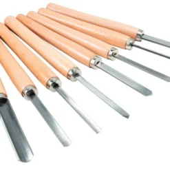 SCHEPPACH - Coffret 8 Outils De Tournage 300 Mm En Acier Rapide - Outillage pour Tour à Bois