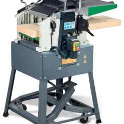 HOLZSTAR ADH 260 Dégauchisseuse-Raboteuse d'Atelier 260 mm - Support à Roulettes Intégré