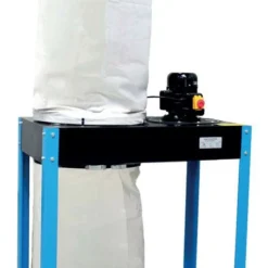 LEMAN ASP165 Aspirateur à Copeaux Monophasé 165 Litres - 230V - 1500 W - 2900 M3/h - Idéal pour Atelier de Bois, Métal et Bâtiment