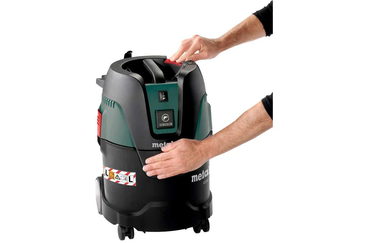 METABO ASA 25 L PC - Aspirateur Eau & Poussières 25 Litres - 210 HPa - 1250 W - Puissant et Polyvalent – Image 2