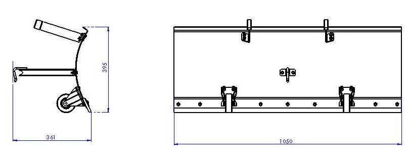 Zipper ZI-KM1000 Balayeuse-Déneigeuse Thermique - Largeur 1000 mm - Puissante et Polyvalente pour Jardin et Extérieur – Image 5