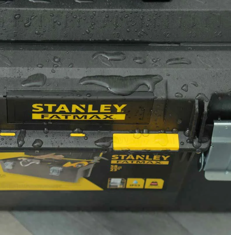 STANLEY - Boîte à Outils Étanche Fatmax - 710 x 285 x 308 mm - 45 Litres - Résistante et Polyvalente – Image 7