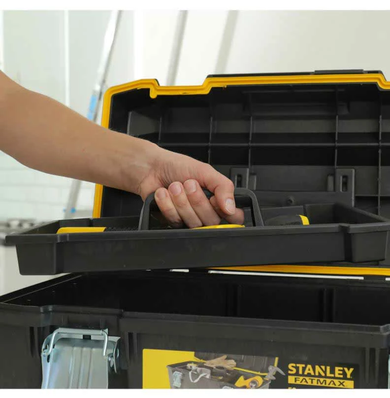 STANLEY - Boîte à Outils Étanche Fatmax - 710 x 285 x 308 mm - 45 Litres - Résistante et Polyvalente – Image 6