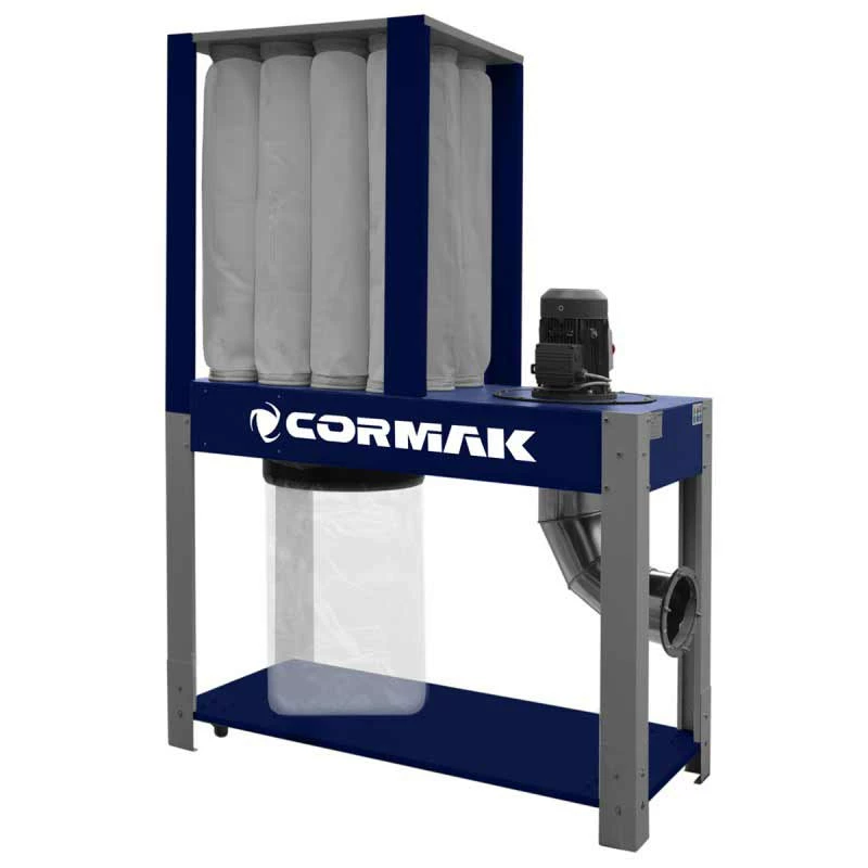 CORMAK DCV4500Eco - Aspirateur à Copeaux Industriel 4500m³/h - Filtration Avancée - 400V – Image 3