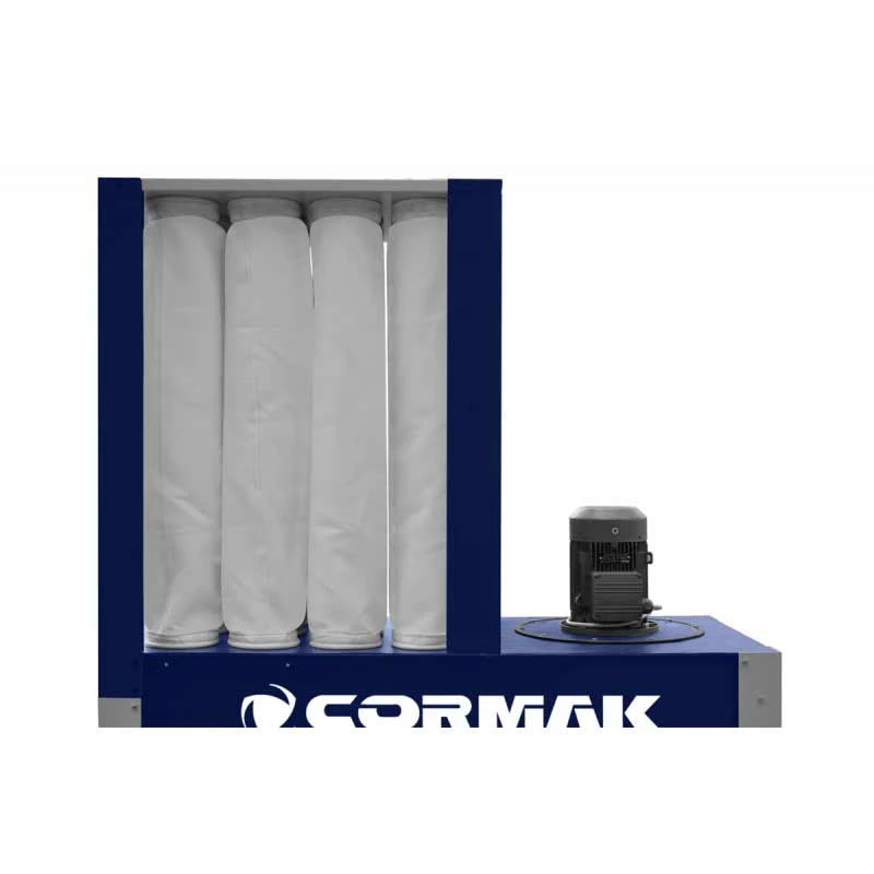 CORMAK DCV4500Eco - Aspirateur à Copeaux Industriel 4500m³/h - Filtration Avancée - 400V – Image 7