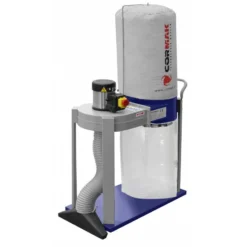 CORMAK FM230 L1 - Aspirateur à Copeaux Puissant avec Sac Filtre en Feutre - Débit 1150 m³/h - 90 Litres