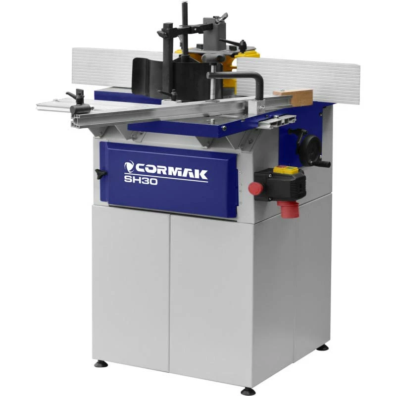 CORMAK SH30 - Mini Toupie d'Atelier 3 Vitesses, Arbre Interchangeable, 1500 W - Pour Bois