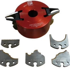 HOLZMANN UNISET60 Porte-outil Universel pour Toupie Alésage 30 - Hauteur 60 + 6 Fers et Contre-fers | Outillage Professionnel