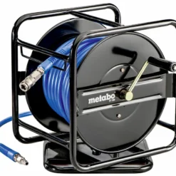 Enrouleur de Flexible METABO ST 200 - Longueur 30m, Pression 12 Bar - Accessoire pour Compresseur