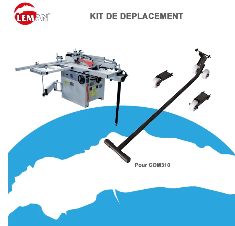 LEMAN - COM310T Combinée 5 Opérations 310mm 400V 50Hz 3800W 5CV - Machine à Bois Polyvalente – Image 10