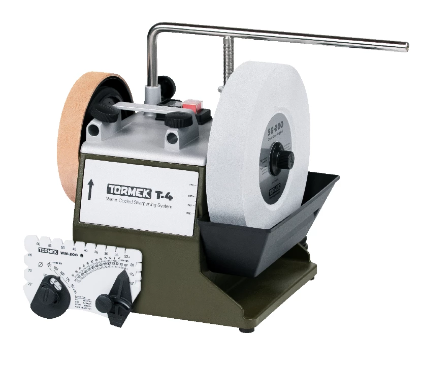 TORMEK T-4 Bushcraft Meule D’origine ø200×40 Mm - Affûteuse Monophasée Industriel 120 W, 230 V, 50 Hz