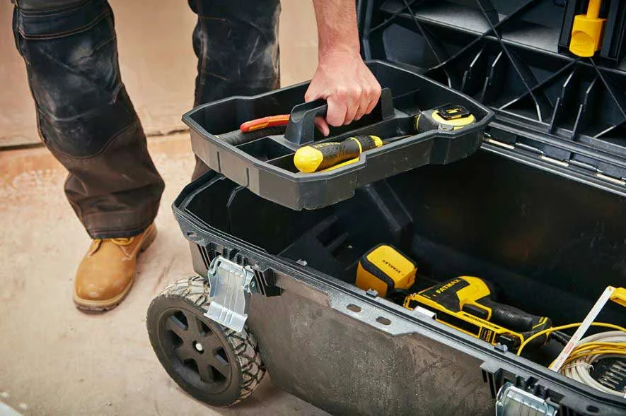STANLEY Coffre de Chantier Pro Etanche Fatmax - 910 x 516 x 431 mm - Résistant et Sécurisé – Image 8