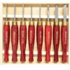 HOLZMANN - HM8TLG Coffret De 8 Outils De Tournage Acier HSS - Outillage pour Tour à Bois