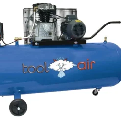 TOOL AIR - Compresseur Cuve 200 Litres 230V 10 Bars 330L/min - Compresseur Professionnel