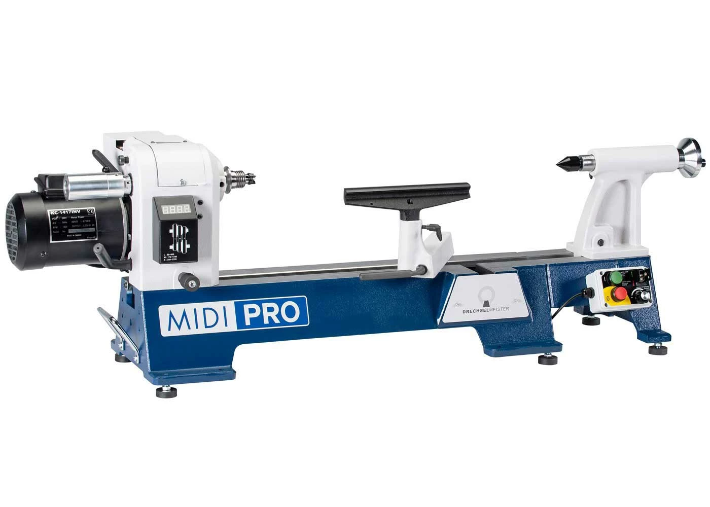 DRECHSELMEISTER - MIDI PRO - Tour à Bois Modulaire 450 mm avec Poupée Principale Pivotante et Mobile - 735 W – Image 15