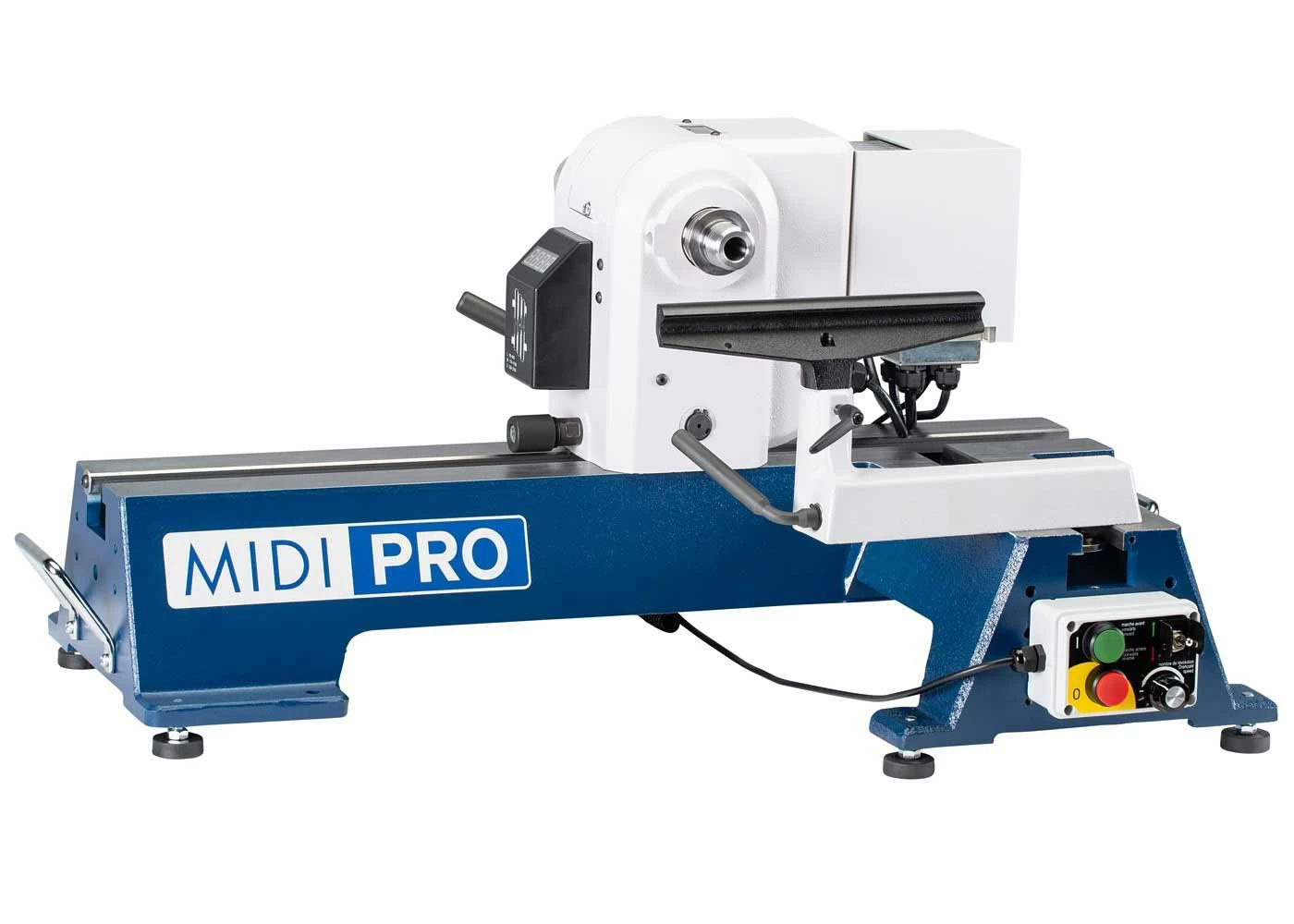 DRECHSELMEISTER - MIDI PRO - Tour à Bois Modulaire 450 mm avec Poupée Principale Pivotante et Mobile - 735 W – Image 10