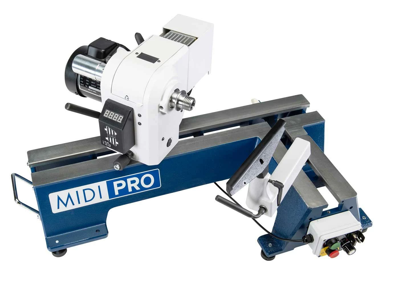 DRECHSELMEISTER - MIDI PRO - Tour à Bois Modulaire 450 mm avec Poupée Principale Pivotante et Mobile - 735 W – Image 12