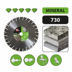 Disque Diamant LEMAN 730 pour Granit et Pierre Naturelle - Tronçonnage et Meulage