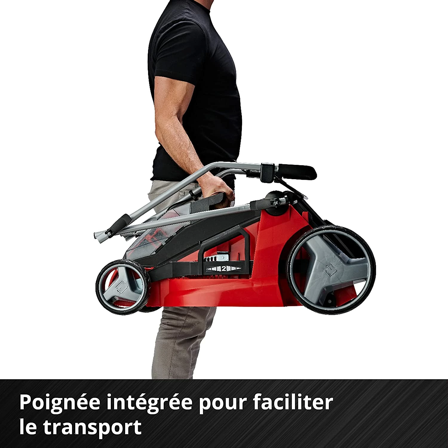 Einhell GE-CM 43 Li M Kit (2x4,0Ah) - Tondeuse à Gazon Sans Fil 43 cm, Jusqu'à 600m², Batterie Incluse – Image 10