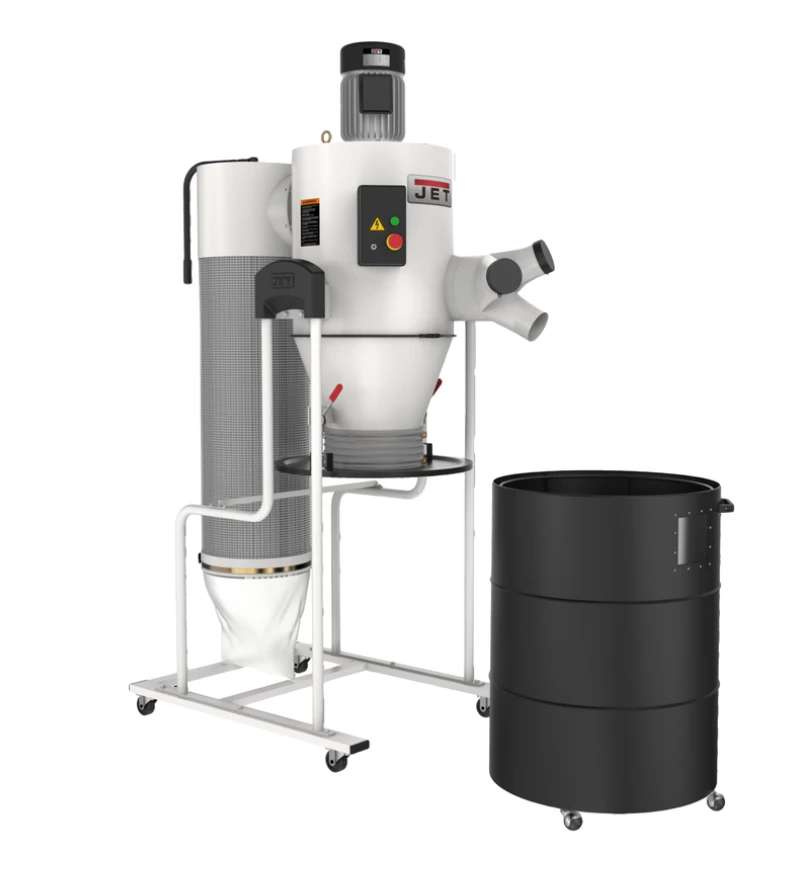 JET JCDC-30-T Système D'aspiration Cyclonique 400V-50Hz 2200W 3CV 2800T/min 2540 M3/h - Aspirateur Professionnel pour Bois, Métal, Bâtiment, Jardin – Image 2