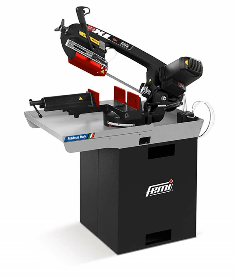 Scie à Ruban Métal FEMI 2200 XL - 230V 2000W, Coupe Max. 200 mm - Outillage Professionnel