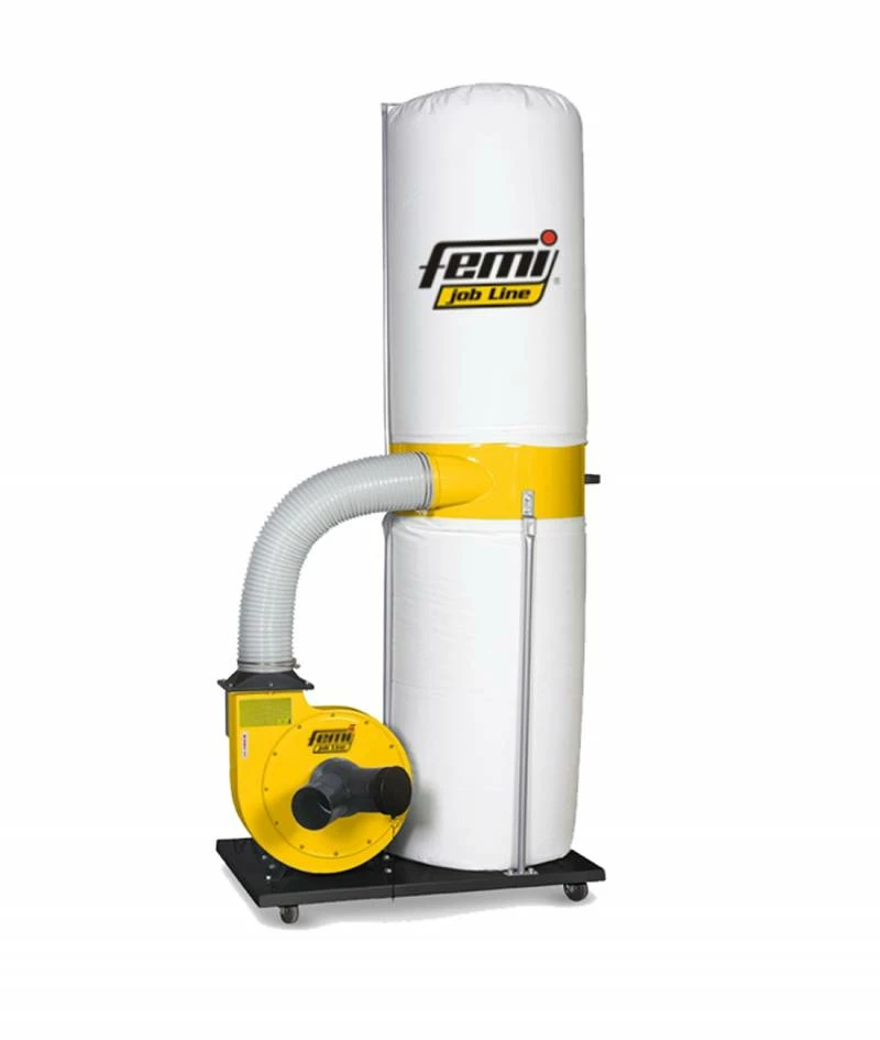 FEMI - DC 352 PLUS Aspirateur Cyclonique D'Atelier 1 Sac 160 Litres 400V 1500W 2CV 2700m³/h - Aspirateur Industriel Puissant