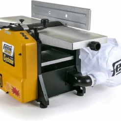 FEMI-JOBLINE PF204 Dégauchisseuse-Raboteuse 210 mm avec Aspirateur Intégré - 1500 W - Idéal pour le Travail du Bois