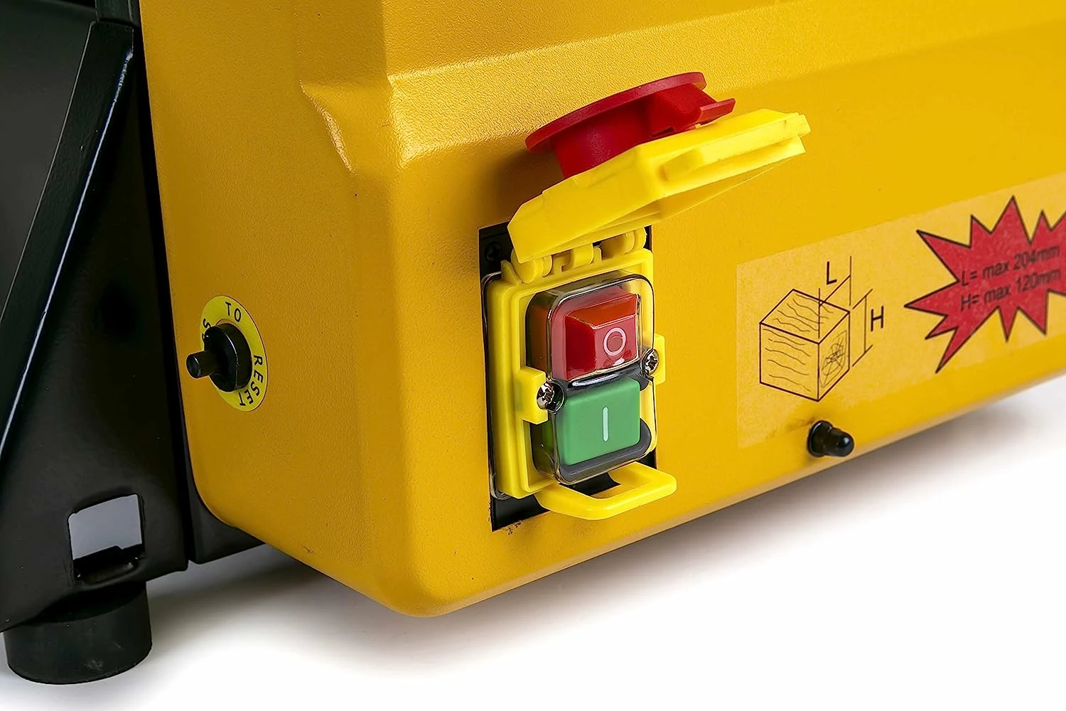 FEMI-JOBLINE PF204 Dégauchisseuse-Raboteuse 210 mm avec Aspirateur Intégré - 1500 W - Idéal pour le Travail du Bois – Image 7