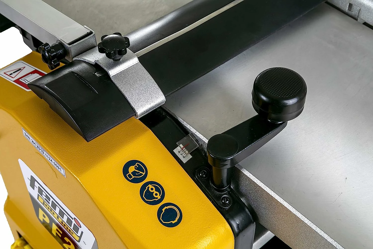 FEMI-JOBLINE PF204 Dégauchisseuse-Raboteuse 210 mm avec Aspirateur Intégré - 1500 W - Idéal pour le Travail du Bois – Image 8