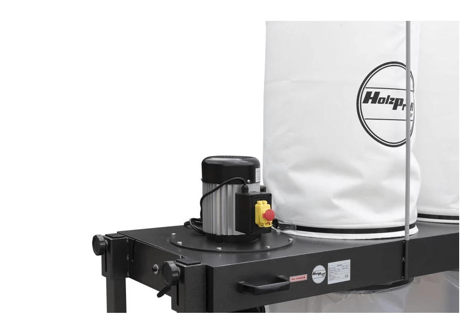 HOLZPROFI MAKER - FM300G Aspirateur à Copeaux D'Atelier 230V, 2 x 160 Litres, Débit 3900 M³/h - Idéal pour Bois, Métal, Bâtiment, Jardin – Image 3