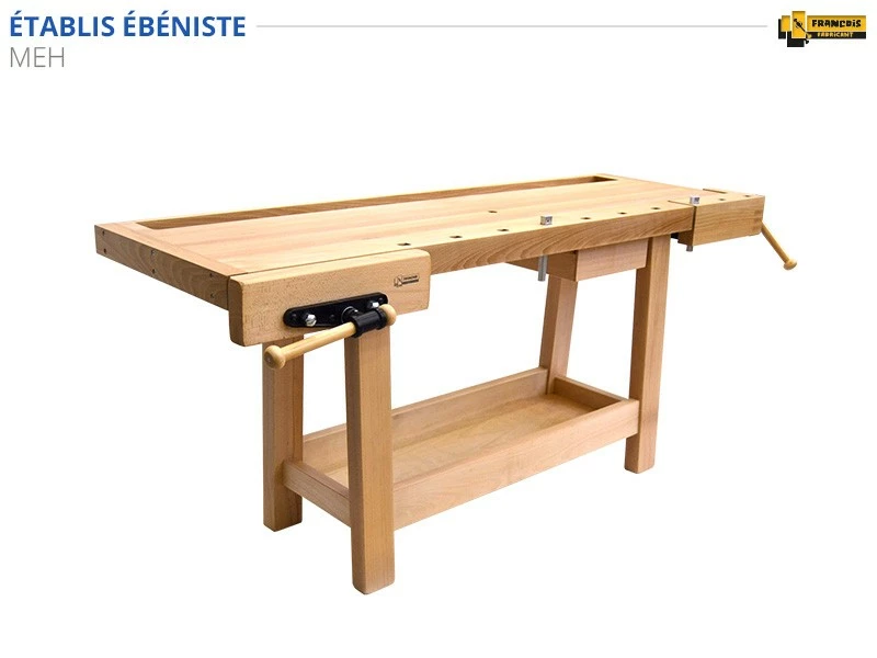 ETABLIS FRANCOIS - MEH Etablis D'ébéniste Avec Presse Avant Horizontale PH28 | Établi Professionnel | Outillage à Main – Image 2
