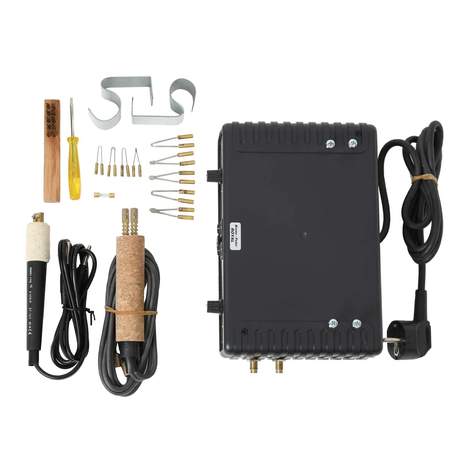 HOBBYRING - Brenn Royal - Poste De Pyrogravure Double Professionnel 30 W + 80 W - Graveuse à Bois, Métal, Bâtiment, Jardin – Image 3