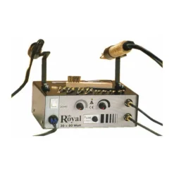 HOBBYRING - Brenn Royal - Poste De Pyrogravure Double Professionnel 30 W + 80 W - Graveuse à Bois, Métal, Bâtiment, Jardin