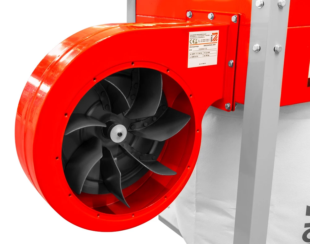 HOLZMANN - ABS2200FLEX Aspirateur D'Atelier 230V ou 400V - 160 Litres, 2200W | Aspirateur pour Bois, Métal, Bâtiment, Jardin – Image 2