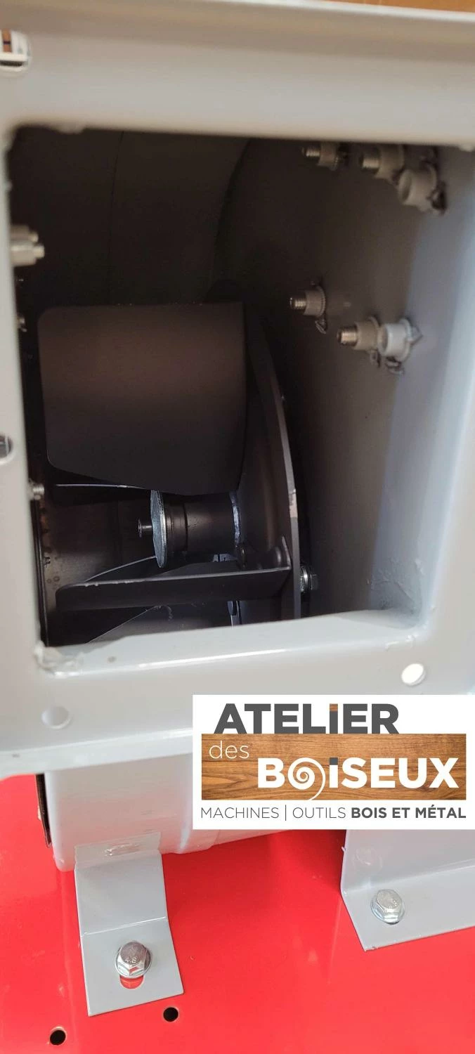 HOLZMANN ABS850DBK Aspirateur pour Tour à Bois 850 m3/h - 56 Litres - 230 V – Image 6