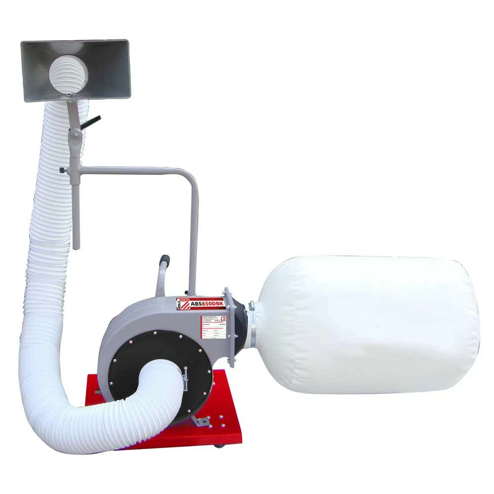 HOLZMANN ABS850DBK Aspirateur pour Tour à Bois 850 m3/h - 56 Litres - 230 V – Image 7