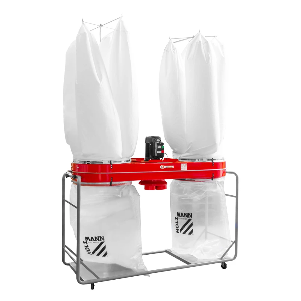 HOLZMANN ABS8000PRO Aspirateur Professionnel 560 Litres 400V - Aspirateur Puissant pour Bois, Métal, Bâtiment et Jardin