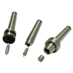 HOLZMANN MS3TLG - Coffret de 3 Pointes de Tournage CM2 - 2 Griffes et 1 Contre-pointe - Outillage pour Tour à Bois