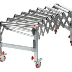 HOLZMANN RB9A Convoyeur à Rouleaux Extensible 500 à 1400 mm - Largeur 500 mm - Charge 130 kg | Accessoires machines