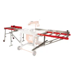 HOLZMANN TS400ZAL - Extensions de Table à Rouleaux pour Scie de Chantier TS400 | Accessoires Machines HOLZMANN