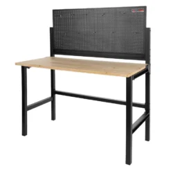 Établi Pliable HOLZMANN WB142FOLD - Plateau en Sapin 1197x600 mm - Idéal pour Outillage à Main