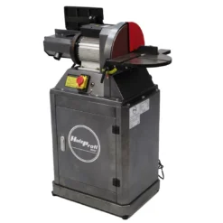 HOLZPROFI MAKER PCO305 - Ponceuse Stationnaire à Bande et à Disque 305 mm - 1100 W - Idéale pour Bois et Métal