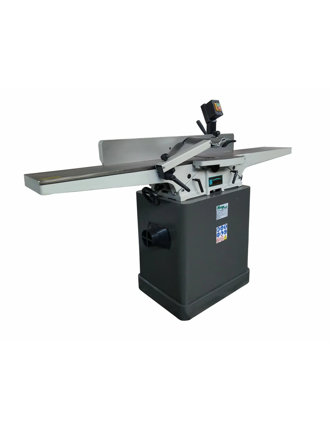 HOLZPROFI MAKER-ZF200 HELI - Dégauchisseuse d'Atelier 200 mm, 2200 W - Machine à Bois Professionnelle – Image 2